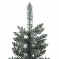vidaXL Umelý úzky vianočný stromček so stojanom, zelený 120 cm, PVC