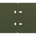 vidaXL Obrubník trávnika 50 ks 10 x 103 cm Olivovo zelená