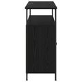 vidaXL Servírovacia skriňa Čierny dub 100 x 35 x 80 cm