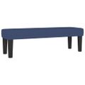 vidaXL Posteľný rám boxspring s matracom modrý 140x200 cm látka