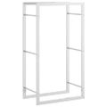 vidaXL Stojan na krbové drevo 50x28x94 cm nehrdzavejúca oceľ