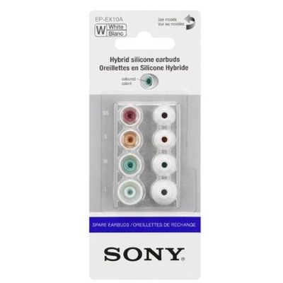 SONY náhradné silik. koncovky do slúchadiel, biele