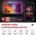 LED ambientné RGB GoSmart osvetlenie EMOS ZTV55 za TV 55“ (139 cm)