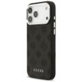Obal Guess Peony Hot Stamp Script MagSafe pre iPhone 17 Pro Max čierny