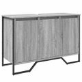 vidaXL Skrinka na umývadlo sivá sonoma 91x35x60 cm kompozitné drevo