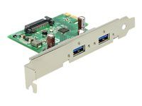 USB adaptér - PCIe 2.0 - USB 3.0 x 2