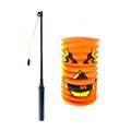 Lampión Halloween tekvica 15 cm so svietiacou paličkou 40 cm