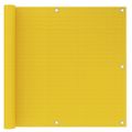 vidaXL Balkónová markíza žltá 90x500 cm HDPE