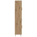 vidaXL Highboard Remeselný dub 69,5 x 34 x 180 cm Kompozitné drevo