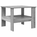 vidaXL Konferenčný stolík Sivý Sonoma 57 x 55 x 45 cm Kompozitné drevo