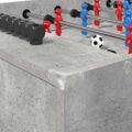 vidaXL Stolný futbal Betónovo Sivá 125 x 60,5 x 80 cm Kompozitné drevo