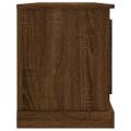 vidaXL TV skrinka hnedý dub 100x35,5x45 cm kompozitné drevo