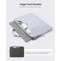 TOMTOC DUAL Sleeve for MacBook 13,5", black/blue