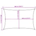 vidaXL Tieniaca plachta 160 g/m² červená 4x6 m HDPE
