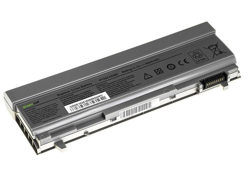 DE10 Green Cell Battery for Dell Latitude E6400 E6410 E6500 E6510 / 11,1V 6600mAh