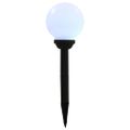 vidaXL Vonkajšie solárne lampy 4 ks 15 cm LED guľové RGB