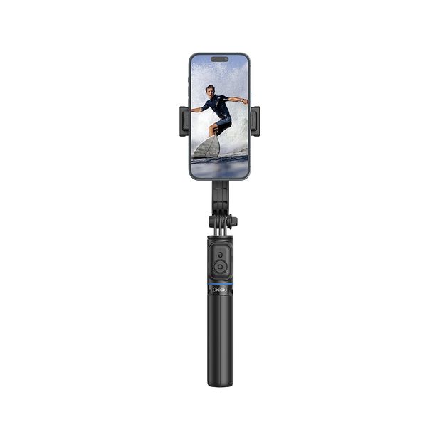 XO selfie tyč Bluetooth tripod SS13 black 106cm
