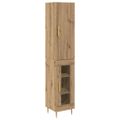 vidaXL Highboard 2 ks Remeselný dub 34,5 x 34 x 180 cm
