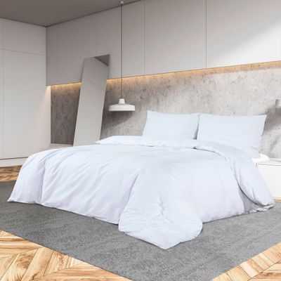 vidaXL Súprava obliečok biela 200x220 cm bavlna