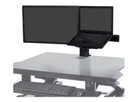 Montážna sada (úchyt na stôl) - pre LCD displej / notebook - čierna - veľkosť obrazovky: až 24"