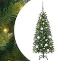 vidaXL Umelý vianočný stromček Zelená 120 cm PE a PVC