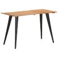 vidaXL Jedálenský stolík s nepravidelnými hranami 120x60x75 cm akáciový masív