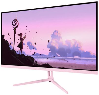 AROZZI NOVA herní monitor 27" 27T2K180 Pink/ LED/ 2560x1440/ 180Hz/ IPS/ 1000:1/ 1ms/ 2xHDMI/ 2xDP/ růžový LED monitor, herní, 27", IPS, 2560×1440, 16:9, 1ms, 180Hz, 2× HDMI, 2× DisplayPort, repro, ružový, en. tr. F