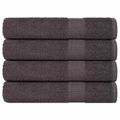 vidaXL Uteráky FROGN 4 ks antracitové 100x200 cm 360 g/m²