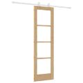 vidaXL Posuvné dvere ORKDAL 61 x 198,5 cm Prírodná