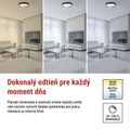 LED nástenné svietidlo ILVI, kruhové 45 W, stmievanie + CCT, čierna + šampanská