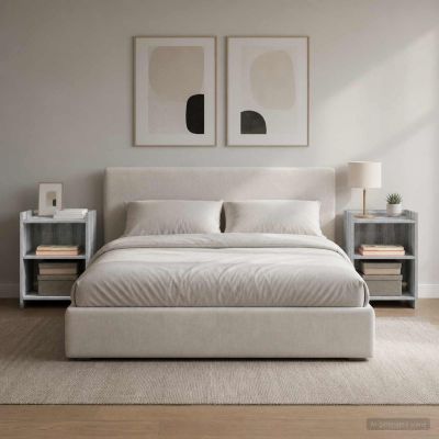 vidaXL Nočné stolíky 2 ks Sivý Sonoma 40 x 30 x 60 cm Kompozitné drevo