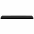 vidaXL Plávajúce nástenné police 4 ks, čierne 90x23,5x3,8 cm, MDF
