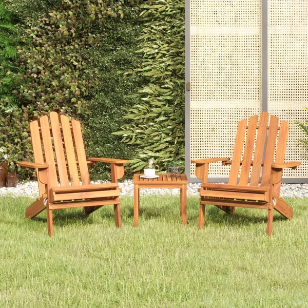vidaXL 3-dielna záhradná sedacia súprava Adirondack akáciový masív