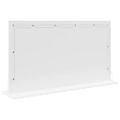 vidaXL Toaletné zrkadlo Biela 80 x 45 x 18 cm Obdĺžnikový