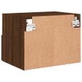 vidaXL TV nástenné skrinky 2 ks hnedý dub 40x30x30 cm kompozitné drevo