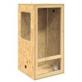 vidaXL Terárium Hnedá 50 x 50 x 100 cm OSB