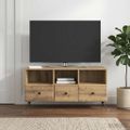 vidaXL TV skrinka 102 x 34,5 x 50 cm Dub artisan Kompozitné drevo