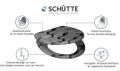 Schütte GREY HEXAGONS| Duroplast, Soft Close