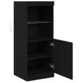vidaXL LED komoda Čierny dub 41 x 37 x 100 cm Kompozitné drevo