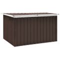 vidaXL Záhradný úložný box hnedý 149x99x93 cm