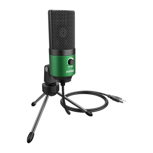 Kondenzátorový mikrofón Fifine K669BG (zelený)