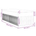 vidaXL Boxspring posteľ s matracom sivohnedý 100x200 cm látka