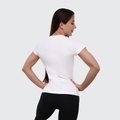 Dámske tričko FIT White - GymBeam, veľkosť S