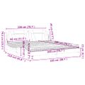 vidaXL Posteľ Viana s matracom hnedá 200x200 cm umelá koža