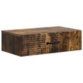 vidaXL Nástenný bočný stôl 59 x 34,5 x 17 cm Kompozitné drevo
