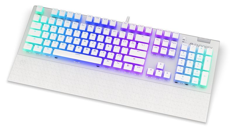 Endorfy Omnis Pudding Brown/Drôtové USB-A/US layout/Biela