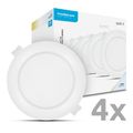 Modee LED Okrúhly LED panel - zapustený 6W 660lm studená biela P4 (ML-LPRB6000K6WPN)