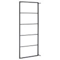 vidaXL Stojan na uteráky čierny 45x10x115 cm oceľ