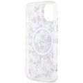 Guess case for iPhone 14 6,1" GUHMP14SHCFWST transparent hardcase Magsafe IML Flower