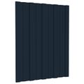 vidaXL Strešný panel 12 ks Antracitová 60 x 45 cm Pozinkovaná oceľ